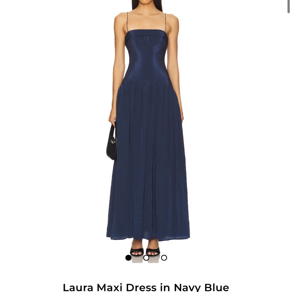 Lovers + Friends Elegant Navy Maxi Dress
